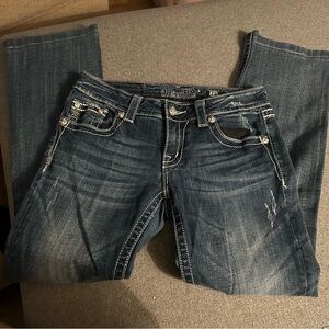 Miss Me Women's Dark Blue Boot Cut Jeans